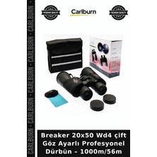 Carlburn Breaker 20X50 Wd4 Çift Göz Ayarlı Profesyonel Dürbün – 1000M/56M Netlik Sağlayan Keşfetmek Açık Hava