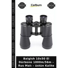 Carlburn Baigish 10X50 El Dürbünü 1000M/56M – Rus Malı – Üstün Kalite Net Bakış Doğa Gözlem Yolculuk Eşyası