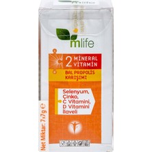 M Life 2 Mineral 2 Vitamin Bal Propolis Karışımı 7x7 G - 5 Adet