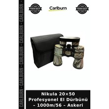 Carlburn Nikula 20×50 Profesyonel El Dürbünü – 1000M/56 – Askeri Avcılık Malzemesi Açık Hava Aleti