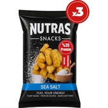 Snacks Sea Salt Deniz Tuzlu Nohut Cipsi 3'lü Paket 3 x 50 G Yüksek Proteinli Vegan Atıştırmalık