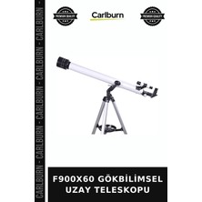 Carlburn F900X60 Gökbilimsel Uzay Teleskopu Aile Aktivitesi Gökyüzü Izleme Eğitici Set