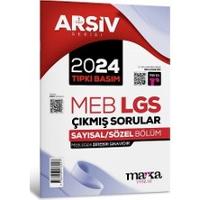 Marka Yayınları 2024 Lgs 8. Sınıf Arşiv Serisi Tıpkı Basım Çıkmış Sorular Tamamı Video Çözümlü