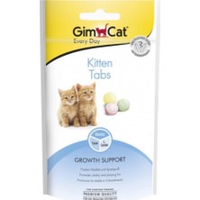 Gimcat Kitten Tabs Yavru Kediler Için Taurinli Multivitamin Kedi Ödül Maması 40GR