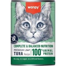 Wanpy Tahılsız %100 Ton Balıklı Kedi Konservesi 375 gr