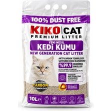 Kiko Cat %100 Tozsuz Mikrobik Kedi Kumu 10 Lt