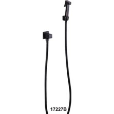 Harmeh Concept 17227B Kare Taharet Musluklu Şattaf Siyah