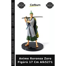 Carlburn Anime Roronoa Zoro Figürü 17 cm Vitrin Objesi Hayran Ürünü Popüler Karakter