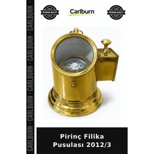 Carlburn Pirinç Filika Pusulası 2012/3 Retro Süs Nostaljik Obje Sergi Objesi