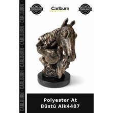 Carlburn Polyester At Büstü Estetik Tasarım Tarz Süs Koleksiyonluk Parça