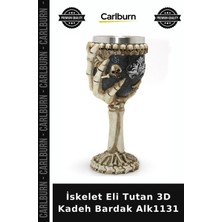 Carlburn Iskelet Eli Tutan 3D Kadeh Bardak Arkadaşa Hediye Şaşırtıcı Sunum Ilginç Hediyelik