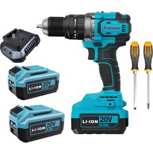 Kayasan Catpower 4212 Darbeli Delme Vidalama Kömürsüz Motor 70 Nm 20V 2 Akü 4 Ah Li-On Batarya Duz Yıldız Tor +Çanta