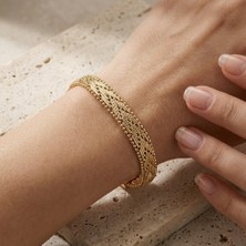 Mith Sb Takı Dokuma Hasır Bileklik | Xuping 14K Altın Kaplama