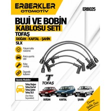 ERBERKLER Tofaş Doğan Şahin Kartal Slx Uyumlu Buji ve Bobin Kablosu Seti