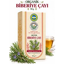 Anadolunun Özü Organik Biberiye Çayı 50 g | Hafıza ve Konsantrasyon Desteği • Katkısız • Organik Sertifikalı