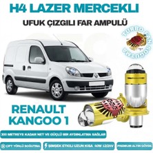 OtoÇizgi Renault Kangoo 1 1997 - 2007 Lazer Mercekli Ufuk Çizgili Far Ampulü Araç Motosiklet LED Şimşek Etkili