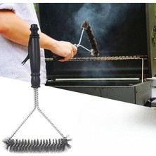 Paslanmaz Çelik Izgara Temizleme Fırçası, Barbekü & Mangal Tel Izgara Temizleyici Fırça, Bbq Sonrası Kolay Temizlik Için Tel Izgara Temizlik Fırçası
