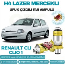 OtoÇizgi Renault Clio 1 1990 - 1998 Lazer Mercekli Ufuk Çizgili Far Ampulü Araç Motosiklet LED Şimşek Etkili