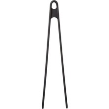 Kızartma Maşası, 1 Adet, Silikon, 29 Cm, Siyah, Bpa Free