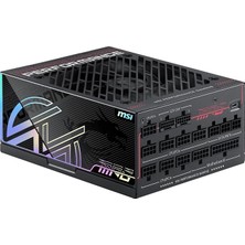 Psu Mpg AI1600TS Pcıe5 1600W 80+ Tıtanıum Atx 3.1 Pcıe 5.1 2x 12V-2X6 Power Supply