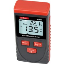 WT630 Temassız Ahşap Kereste Nem Ölçer, LCD Ekranlı, Sıcaklık Ölçümü