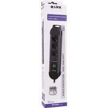 Aydınlatma Dünyam S-Link Swapp SPGKS03 1.5m 3g1.5mm2 900 Joule 3lü Akim Kor. Gri Priz Çoklayici