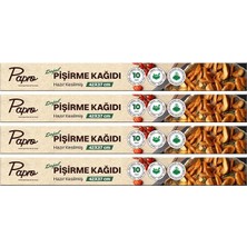Fırın Pişirme Kağıdı 40 Yaprak (4X10), 37X42 cm Kesilmiş Yağlı Kağıt, Yapışmaz Pfas Free Fırın Kağıdı (37X42, 4 Paket, 40.0)