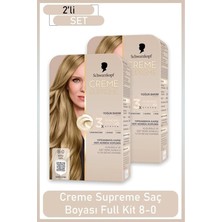Creme Supreme Full Kit 8-0 Koyu Sarı x 2 Adet