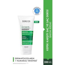 Dercos Kepek Karşıtı Saç & Saç Derisi Kremi, 200 ml