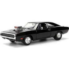 253203068, Hızlı ve Öfkeli Fast & Furious 1327 Dodge Charger 1:24, Lisanslı, Serbest Tekerlek, Die- Cast (Metal), Açılabilir Parçalar (Kaput, Bagaj ve Kapılar), 21 cm
