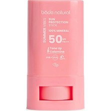 Natural 50 Spf Ton Eşitleyici ve Cilt Aydınlatıcı Pembe Yüksek Korumalı Güneş Stick 16 G
