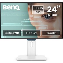 GW2490TC 23.8'' IPS Full Hd 144Hz HDMI Dp Usb-C mm Pivot Asonsörlü Eyecare Ev Ofis Monitörü