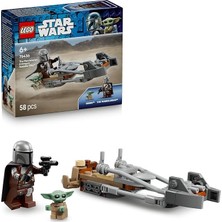 Star Wars Mandalorian ve Grogu’nun Hız Motoru 75436