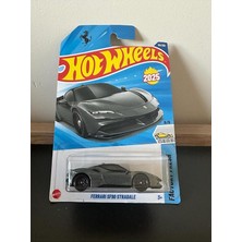 Wheels Ferrari SF90 Stradale [siyah/koyu Gri] Fabrika Taze 5/5, 191/250, 2025 Için Yeni!, 1:64 Ölçekli Diecast Araç