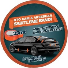 Cam ve Aksesuar Geçici Sabitleme Bandı Turuncu 45MMX25MT