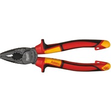 T4932464572 Ağır Hizmet Tipi Vde Elektrikçi, Izoleli Kombine Pense 180MM