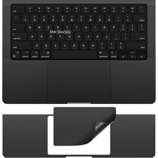 MacBook Pro 14.2 Inç Trackpad Koruyucu ve Palm Koruyucu M1 M2 M3 M4 M5 Pro Max Uyumlu A2442 A2779 A2918 A2992 A3112 A3185 A3401 A3426 A3427 A3434 Siyah