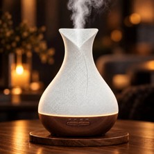CoverZone 500 ml Ultrasonik Aroma Difüzörü ve Hava Nemlendirici, Uzaktan Kumandalı, 1h 3h 6h Zamanlayıcılı, LED Işıklı, Büyük Küçük Buhar Ayarlı, SL-188
