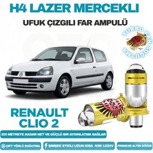 OtoÇizgi Renault Clio 2 1998 - 2005 Lazer Mercekli Ufuk Çizgili Far Ampulü Araç Motosiklet LED Şimşek Etkili