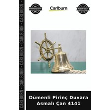 Carlburn Dümenli Pirinç Duvara Asmalı Çan 4141 Ev Dekorasyonu Baba Hediyesi