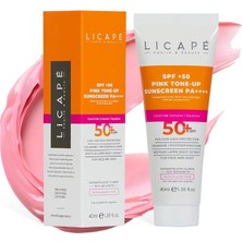 Yüksek Korumalı Pink Güneş Kremi – Spf 50 Renk Tonu Eşitleyici ve Aydınlatıcı Yüz Güneş Kremi – Suya Dayanıklı, Nemlendirici ve Cilt Bariyerini Destekleyici – 40 ml