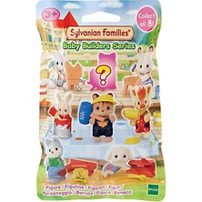 Bebek Minifigür Minik Ustalar Serisi, Çok Renkli, Plastik, Inşaat Temalı, Sylvanian Families