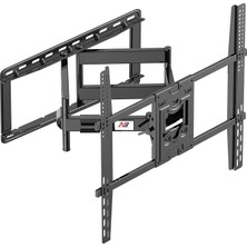 North Bayou Ağır Hizmet Tipi Tv Duvara Montaj Çift Kollu Eklemli Döner Tv Braketi Çoğu 75 "-110" LED LCD OLED Tv'ler Için Vesa Uyumlu 200 Lbs'ye Kadar Tutun Duvar Braketi Sp5