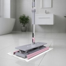 One Click Mop Paleti 4xl Büyük Palet 32CM, 8 Adet Bez Hediyeli, Asansörlü Mekanizma Çok Pratik, Tembel El Değmeden Islak Havlu ve Bez Kullan At Otomatik, Kullan At Bezlerin Hepsine Uyumludur.