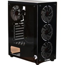 4 Rgb Fan Black Mesh Gamıng Kasa Power Yok