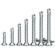 Akıllı Vida Matkap Uçlu Vida Seti | 3.9X13 3.9X16 3.9X19 3.9X22 3.9X25 3.9X32 3.9X38 | Kendinden Delici Sac ve Metal Montaj Vidası