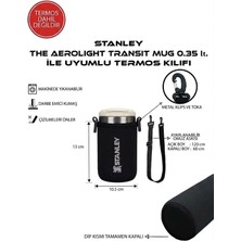 Kamp Stanleye The Aerolight Transit Mug 0.35 Lt ile Uyumlu Omuz Askılı Kılıf