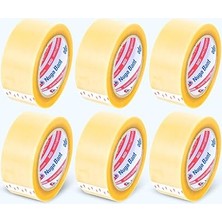 45 mm x 100 mt Şeffaf Koli Bandı Hotmelt Red 84 Adet