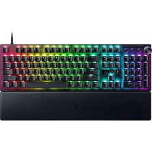 Huntsman V3 Pro 8khz - Tam Boyut Pc Mekanik Oyun Klavyesi - 8khz Hyperpolling - Analog Optik Anahtarlar - 0,1-4,0mm - Snap Tap - Rapid Trigger - Qwerty Abd Düzeni | Siyah