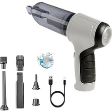 HL-107 Çok Fonksiyonlu Pratik USB Şarjlı Araç Süpürgesi